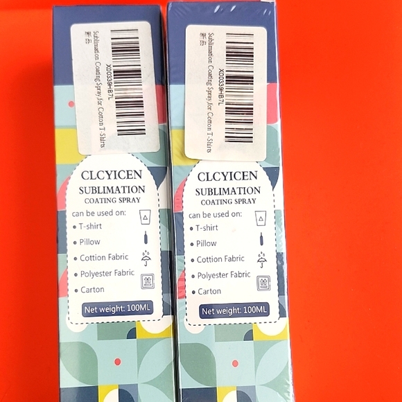 NEW - 2 CLCYICEN Sublimation Coating Spray $19 - Picture 1 of 3
